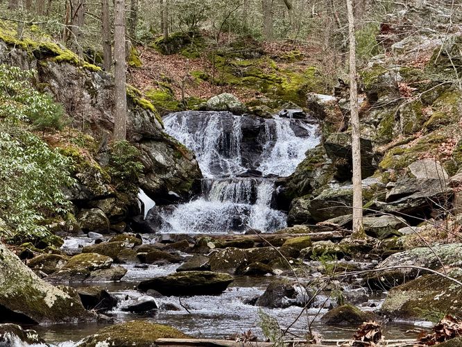 Burlington Falls, approx. 15-feet tall