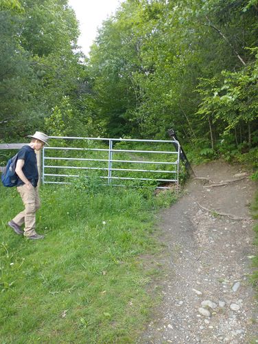 Gate at trail entrance