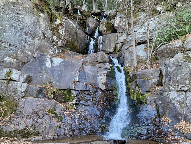 Buttermilk Falls in Lehigh Gorge, appox. 50-feet tall