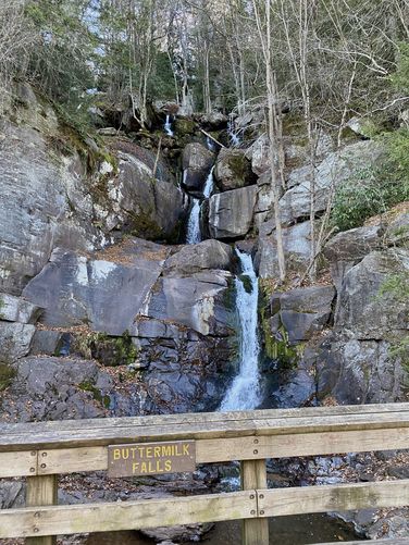Buttermilk Falls in Lehigh Gorge, appox. 50-feet tall