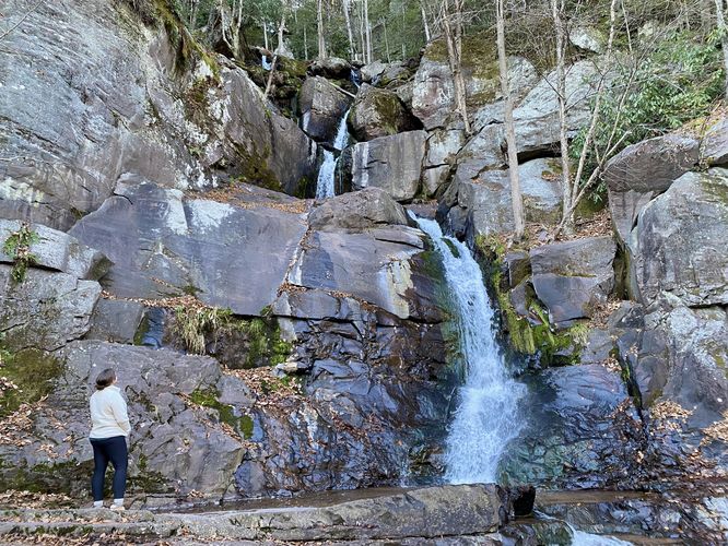 Buttermilk Falls in Lehigh Gorge, appox. 50-feet tall