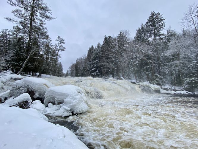 Buttermilk Falls (approx. 15-feet tall)
