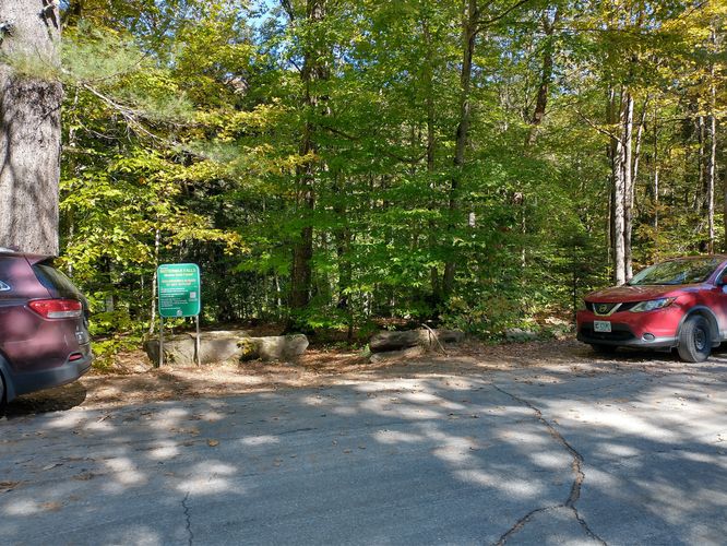Parking for trail access is streetside 