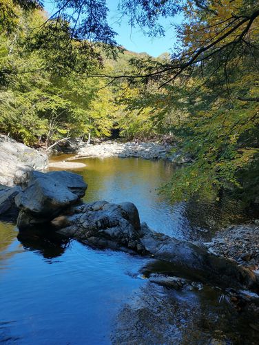 View atop the Upper Falls 