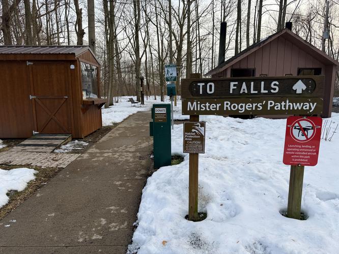 Picture 2 of Buttermilk Falls via Mister Rogers Pathway