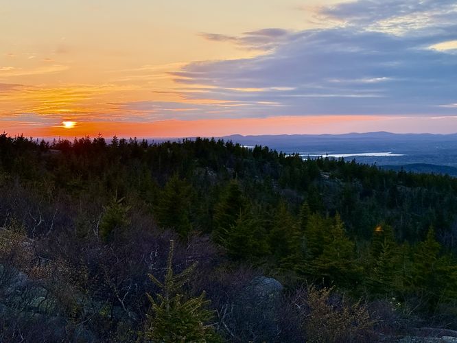 Sunset from Cadillac Mountain