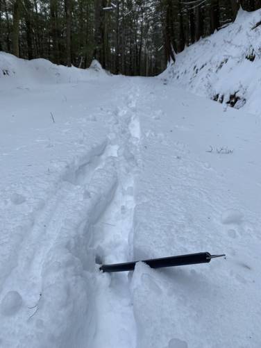 Found my lost ice axe!