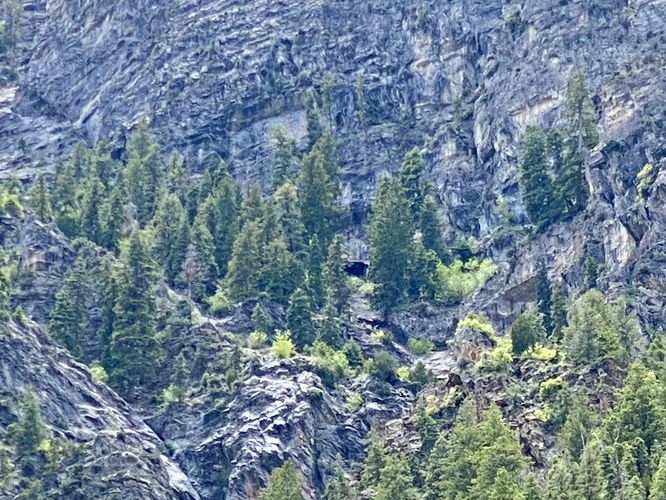 View of the Timpanogos Cave entrance
