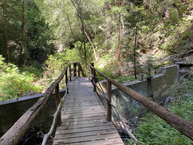 Old dam crossing