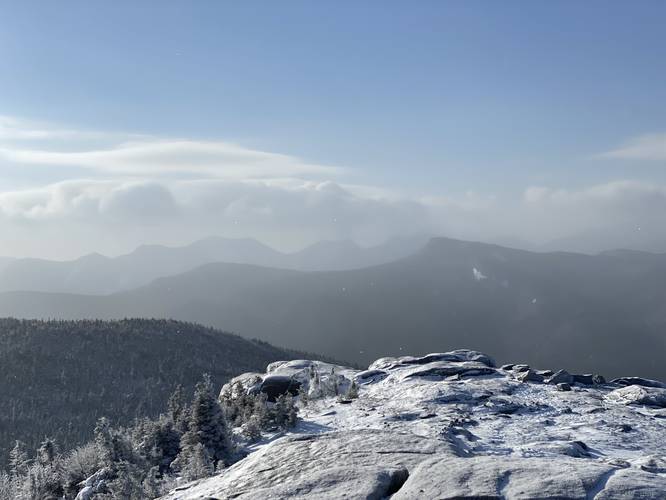 View into High Peaks Wilderness from Cascade Mountain summit