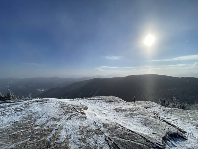 View east from Cascade Mountain summit