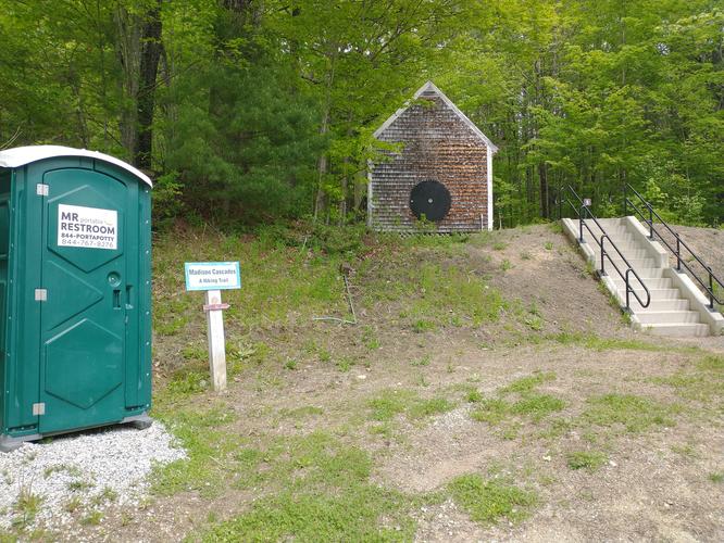 Restroom near trailhead 