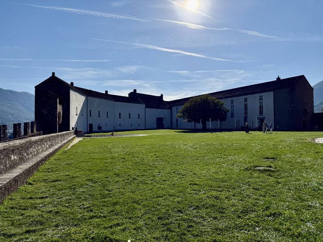 Castel Grande's courtyard