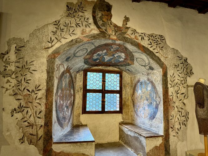 Beautiful frescoes in the West Palace