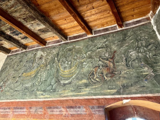 Frescoes of Tristan and Isolde in the Summer Palace