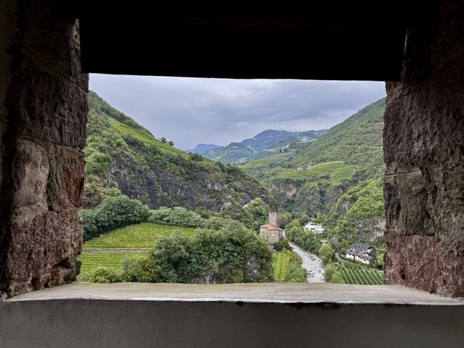 North view from the castle tower