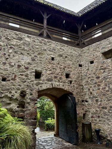 The main gates to the castle