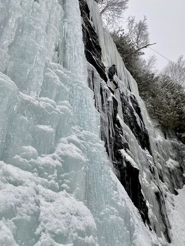 Chiller Pillar Ice Climb