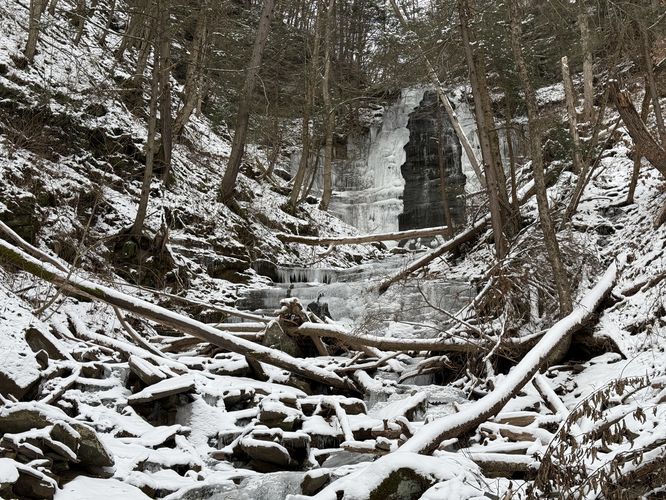 Picture 8 of Chimney Hollow Falls Ice Climb 12272024