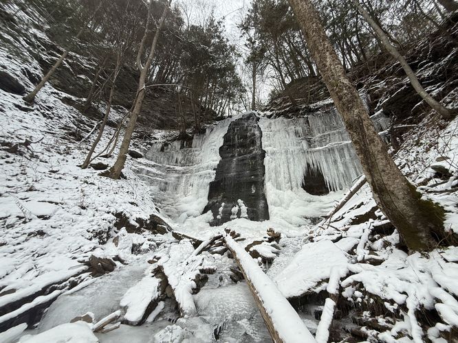 Picture 11 of Chimney Hollow Falls Ice Climb 12272024