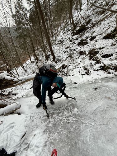 Picture 15 of Chimney Hollow Falls Ice Climb 12272024