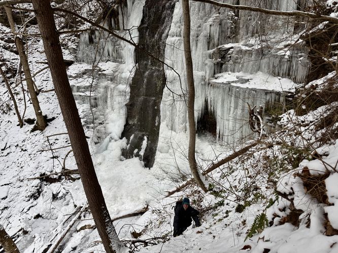 Picture 21 of Chimney Hollow Falls Ice Climb 12272024
