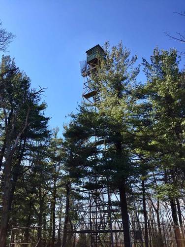 Snowy Mountain fire tower