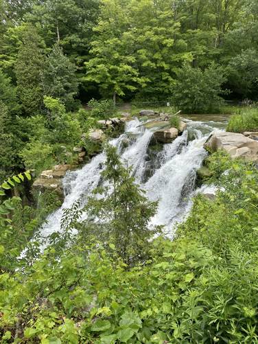 Top of Chittenango Falls (167-feet tall)