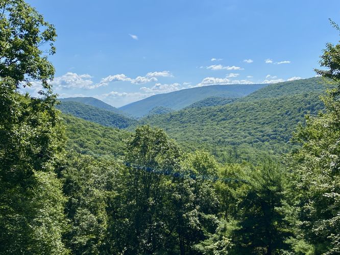 Mountain view from the Chocolate Drop Vista