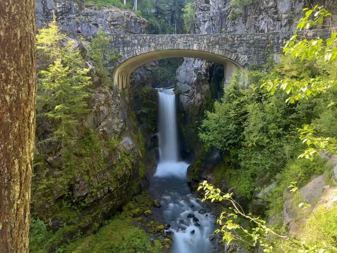 View of Christine Falls