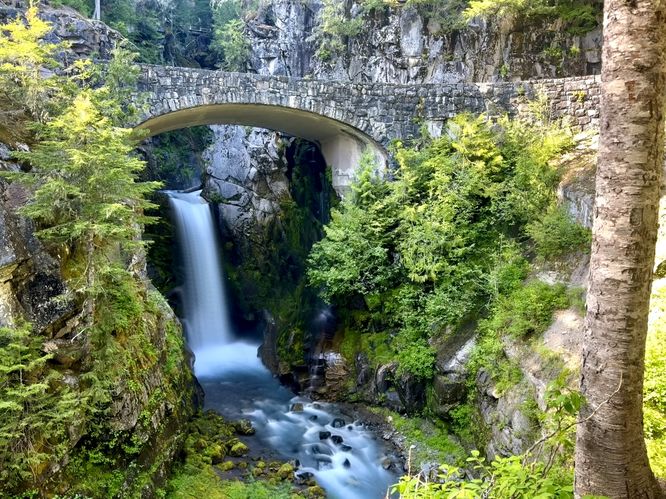 Default image for Christine Falls, a 0.1-mile trail in Longmire, WA (US)