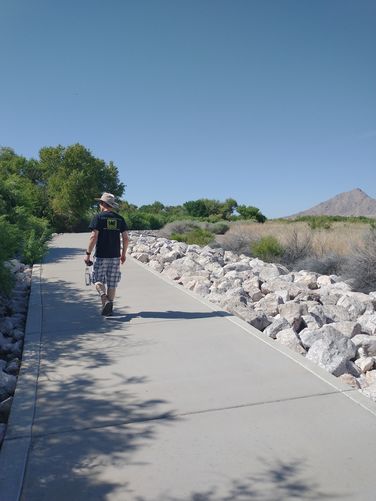 Trail is paved and accessible to all mobility levels