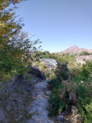 View of the Las Vegas Wash