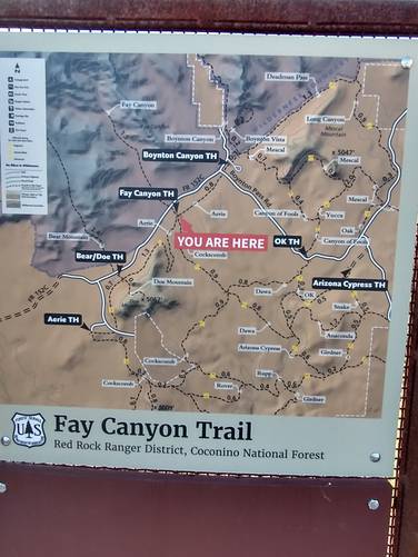 Map of trails