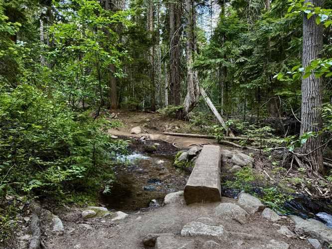 Footbridge creek crossing