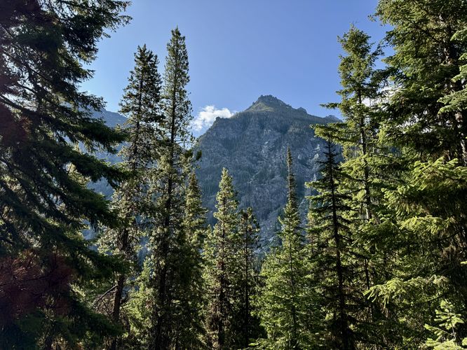 More mountain peak views