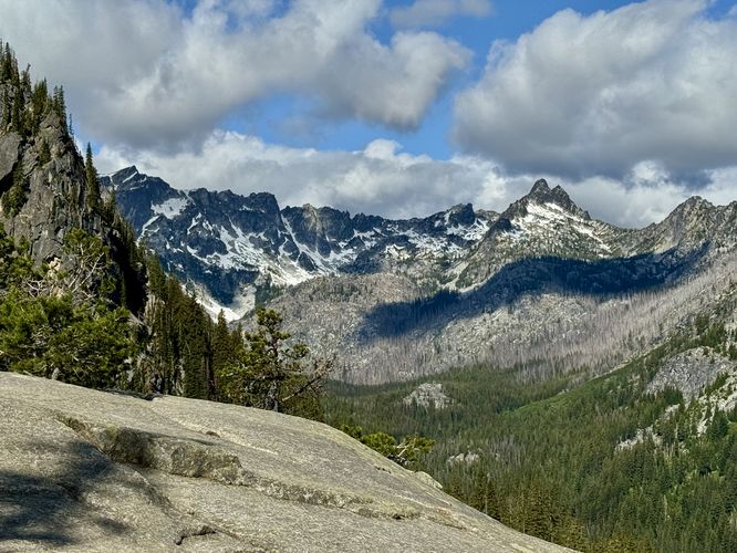 Stunning views of Mount Stuart and Sherpa Peak