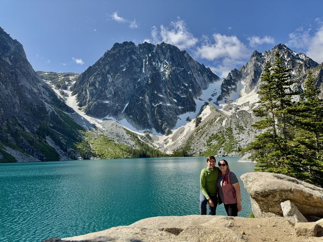 Dave and Nina at Colchuck Lake
