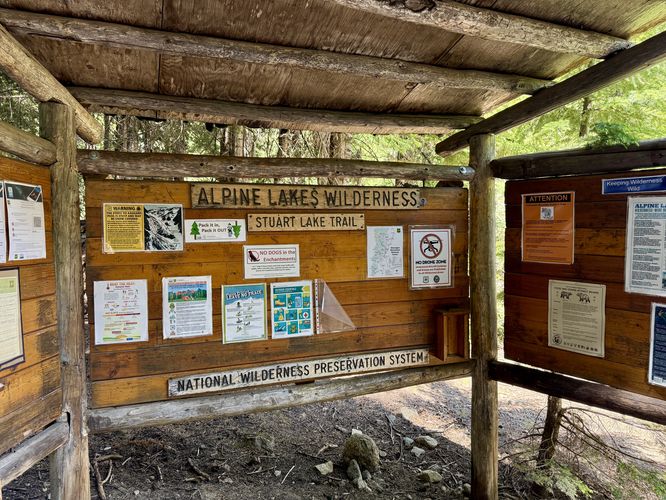 More information at the Alpine Lakes Wilderness kiosk