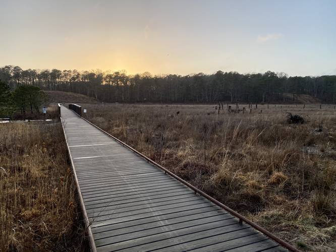 Boardwalk toward Swift's Crossing