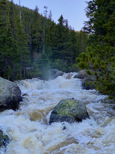 Upper Copeland Falls (approx. 20 feet tall multi-tiered)