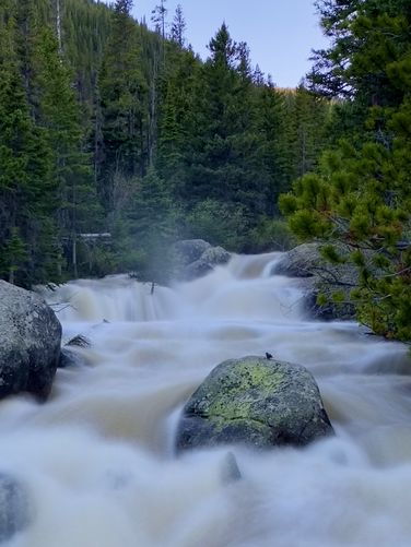 Upper Copeland Falls (approx. 20 feet tall multi-tiered)