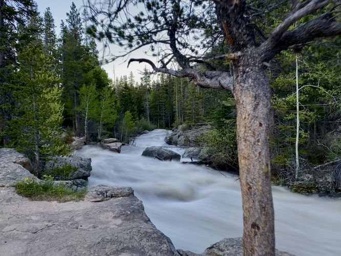Long exposure of North Saint Vrain Creek