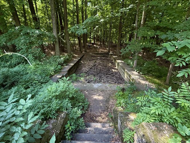 Long-gone swimming pool