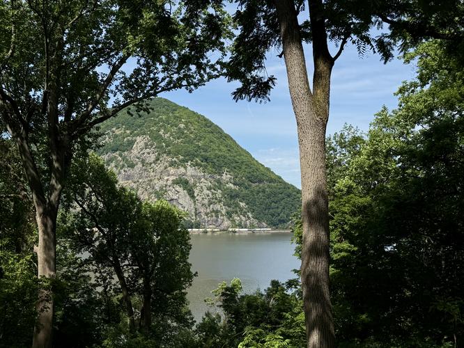 View of Storm King Mountain and the Hudson River