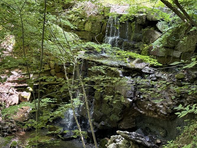 Cornish Estate Lower waterfall
