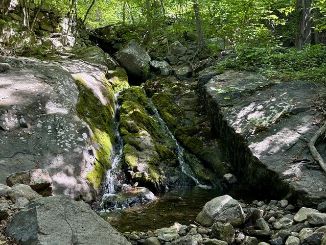 Upper Cornish Estate waterfall