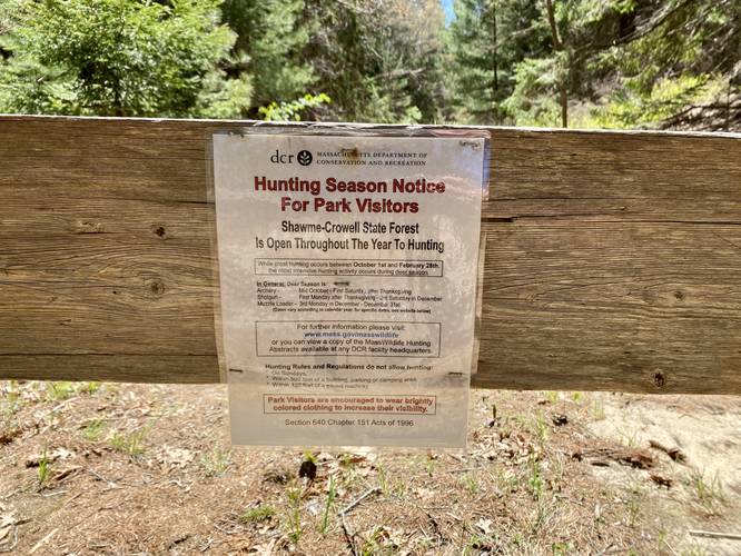 Warning: year-round hunting