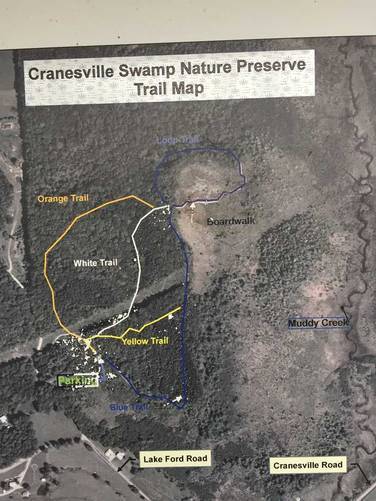 Cranesville Swamp Trail Map