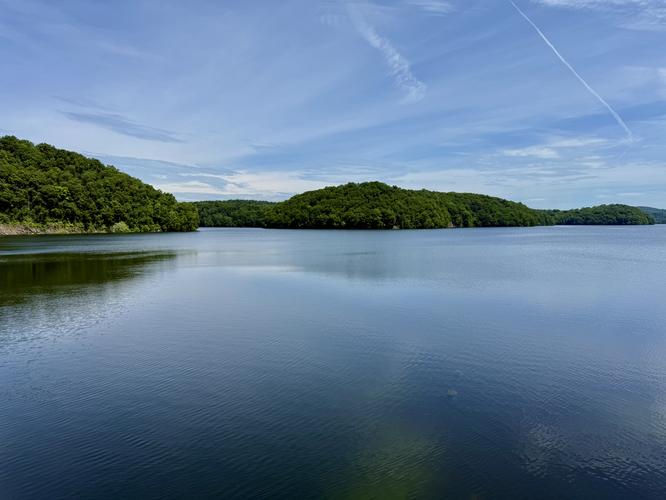 Northern view of the Croton Reservoir